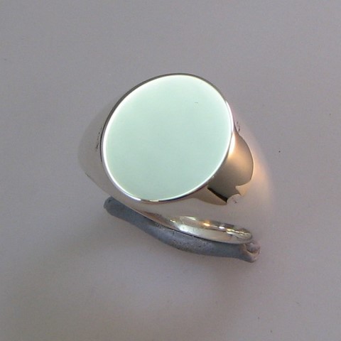 white gold signet rings